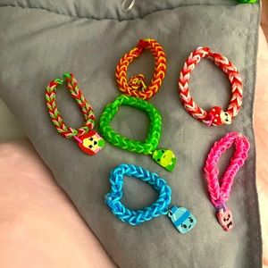 5 ha nondmade loom bracelets